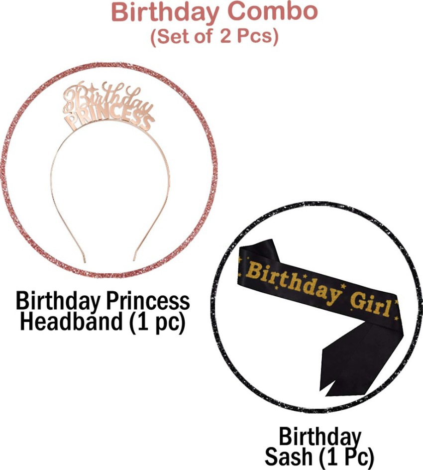 Party Propz Rose Gold Birthday Princess Tiara for Birthday Girl Or Girls Birthday Tiara, Crown Accessories Price in India - Buy Party Propz Rose Gold Birthday Princess Tiara for Birthday Girl Or